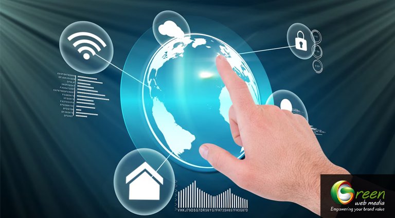 Representación de tecnología, internet y servicios digitales.
